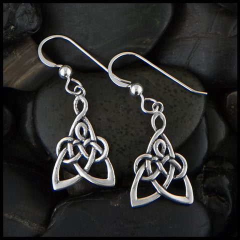Modified Mother's Knot Drop Earrings