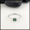 tsavorite stacking ring