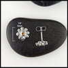 1/4 inch Daisy Flower Post Earrings