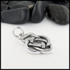 Personalized Father's Knot in sterling silver