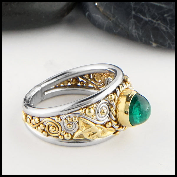 Custom Emerald Ring