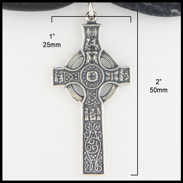 Kildalton cross measures 1" by 2"