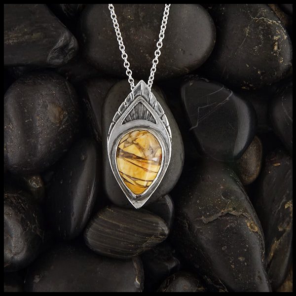 Mookaite Pendant by Walker Metalsmiths