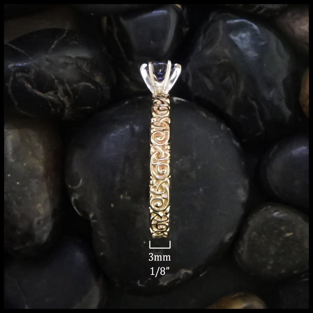 Ring band width 3mm 1/8"