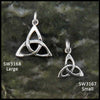 Trinity Knot pendant in Sterling Silver