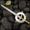 Sword Kilt Pin in Bronze and Sterling Silver, Sterling Silver, Bronze, Sword Kilt Pin, JM2, John McHenry,  Hilt
