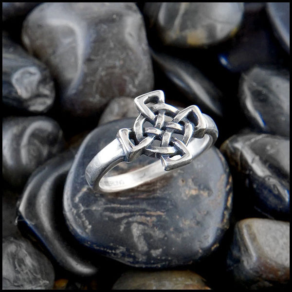 Celtic Cross knot ring