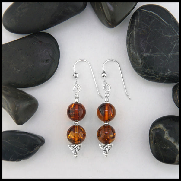 amber earrings 