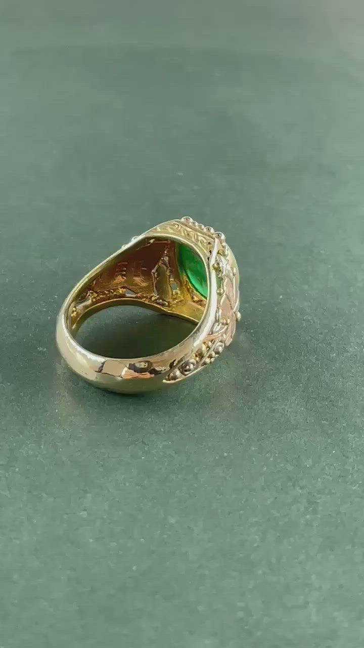 tri color ring