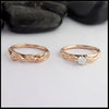 Separated Diamond Ring Set