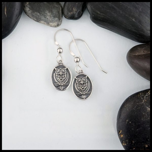 Celtic Owl Earrings