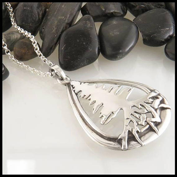 Celtic Pine Tree Pendant