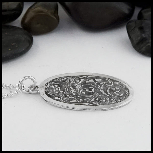 celtic spiral pendant 
