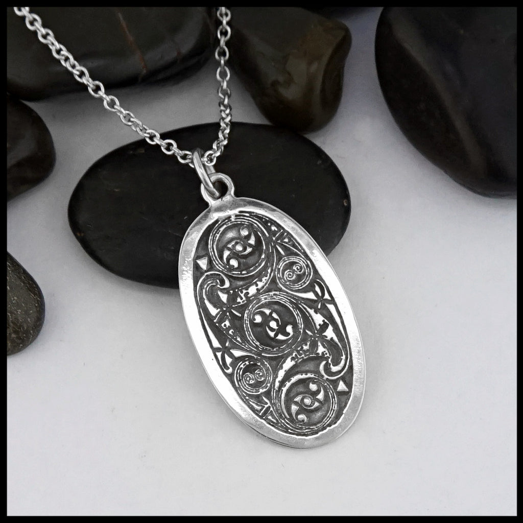 celtic spiral pendant 