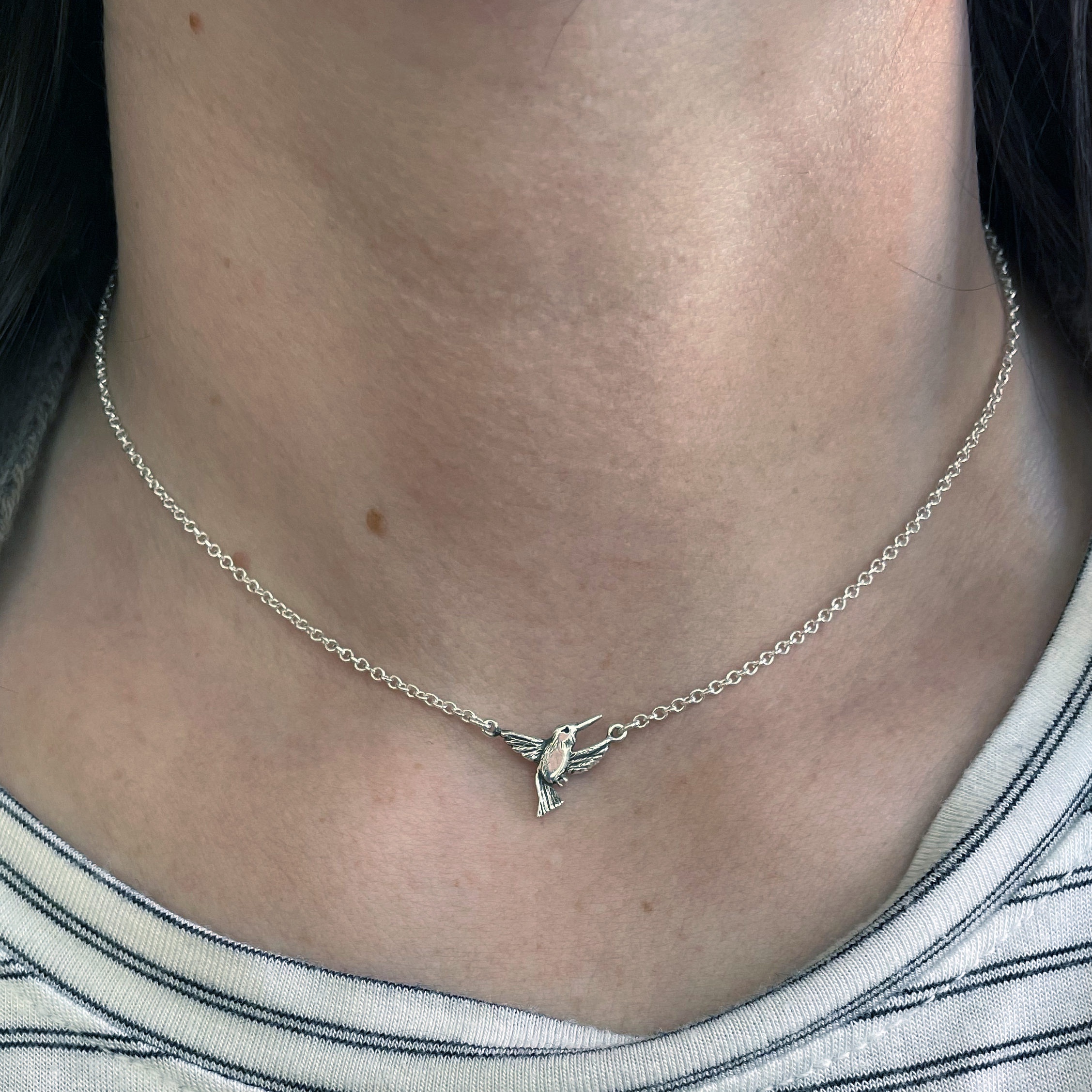 Hummingbird sterling 2025 silver necklace