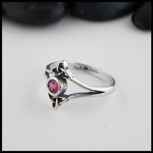 Profile view of trinity ring