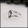Trinity ring birthstone ring