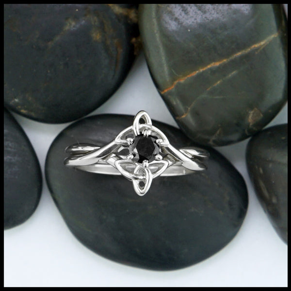 black diamond ring