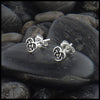 Dainty Celtic Heart Post Earrings