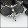 Small St. Brigid's Flower Cross in silver