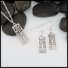 tree pendant and earring set