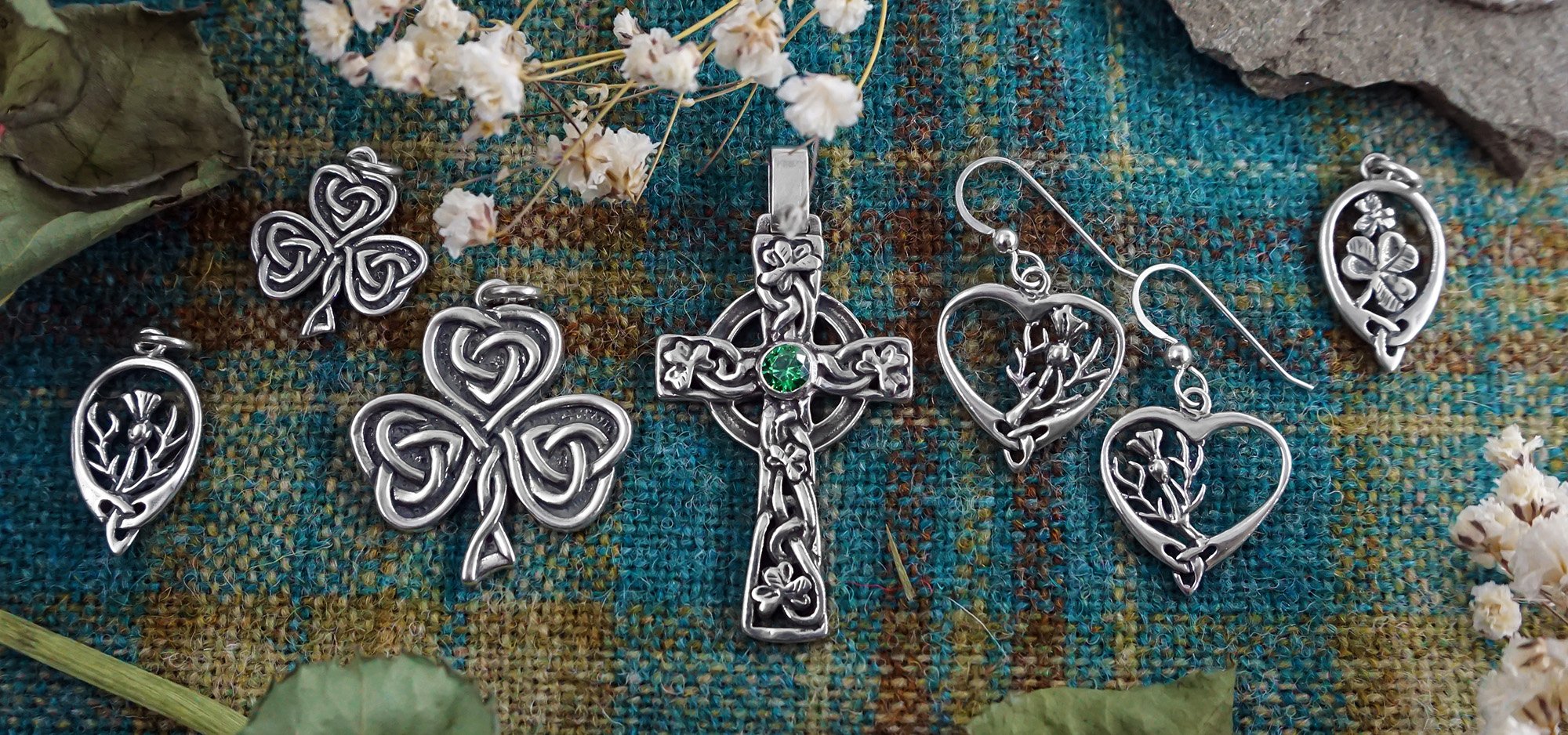 Shamrock and Thistle Jewelry